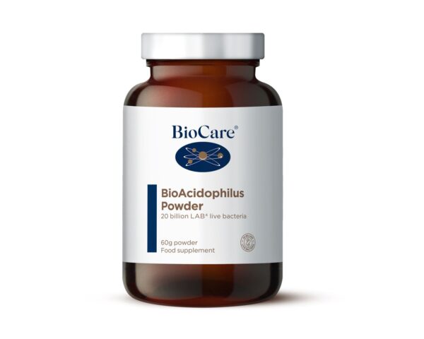 BioCare Bio Acidophilus Powder 20 Billion Probiotic 60g