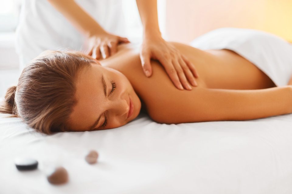 photo of woman receiving Shiatsu Massage Therapy